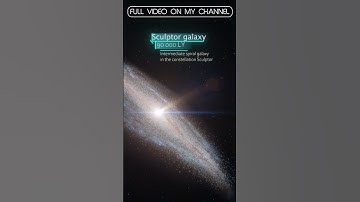 Sculptor galaxy rendered in Blender #universe #3drender #space #galaxy #blender #3dart #eevee #star