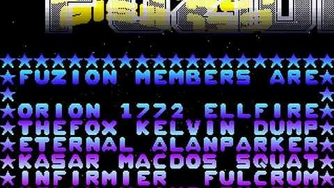 Fuzion CD139 (Music : Jochen hippel) - Atari ST Cracktro (Superski 2, A320, Pro Boxing, Gem