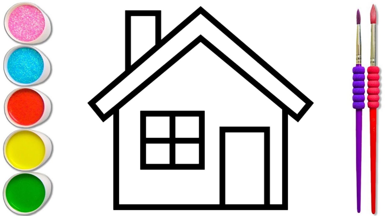 How to Draw a Simple House | Easy Drawing for Kids