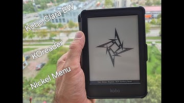 Kobo Clara BW + Nickel Menu + KOreader