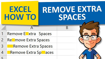 Get Rid Of Extra Spaces In Excel | Excel Trim Function | Excel Substitute Function