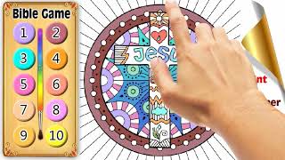 Bible Coloring - Painting Game for Christian screenshot 2
