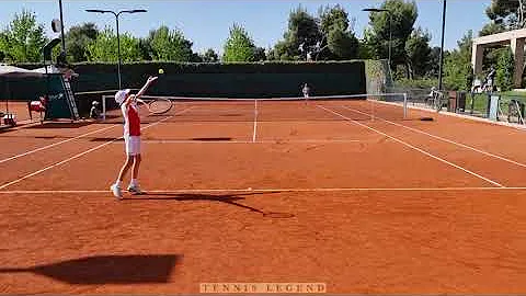 Great points between the ambidextrous Teodor Davidov and Evan Giurescu (U12 IMG Future Stars 2022)