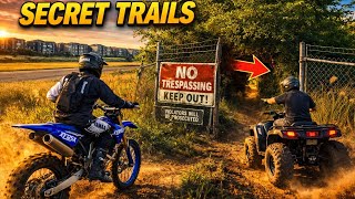 Yamaha Yz 125X And 4-Wheeler Find Secret Trails No Tresping