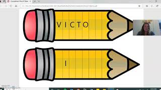 Pencil Name Tag Activity