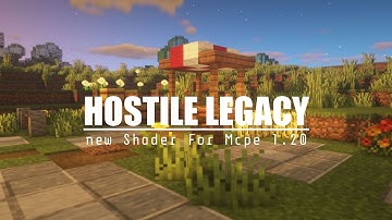 TOP 1 Shader Mcpe 1.19.50 • 1.20 || HOSTILE LEGACY - Realistic Shader & lightweight