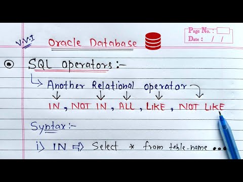 वीडियो: क्या SQL में NOT LIKE ऑपरेटर है?