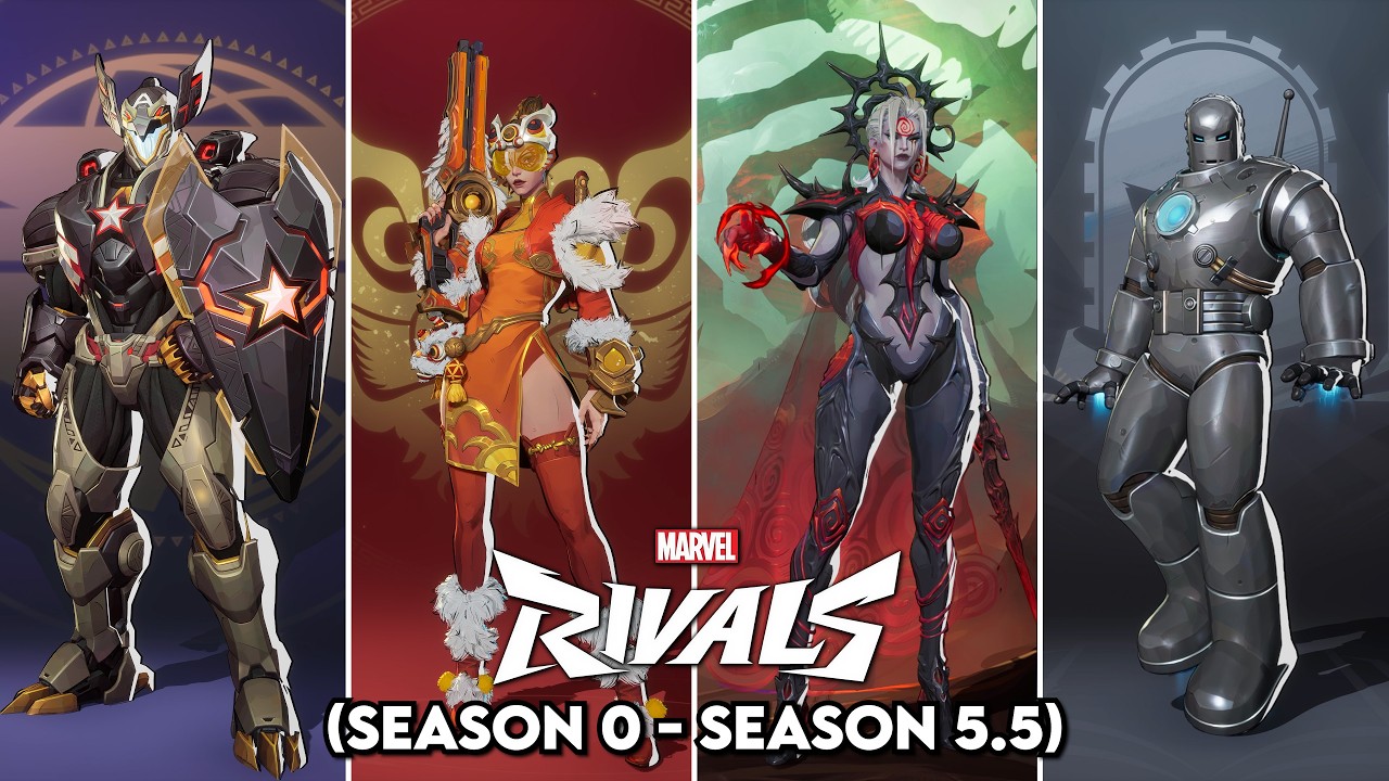 All 350+ Skins in Marvel Rivals (Season 0 ~ Season 5.5)