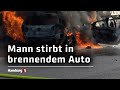 Tödlicher Unfall an A7: Auto fährt auf parkenden LKW auf und fängt Feuer