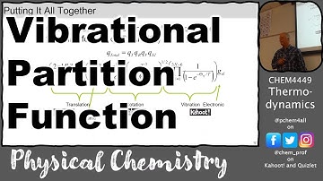 Vibrational Partition Function with Kahoot Quizzes 4449 2023 Lecture