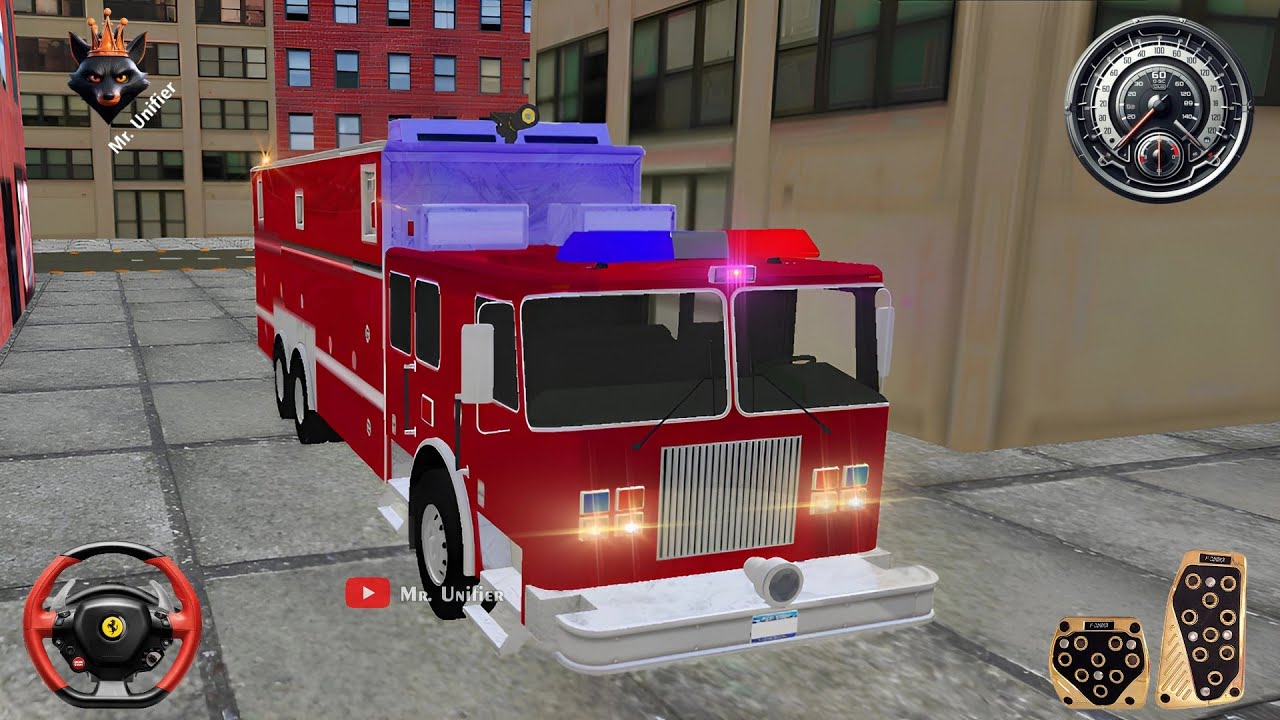 Emergency Call 112 Fire Truck Simulator - Firefighter Driving Rescue Mission! | Android Gameplay