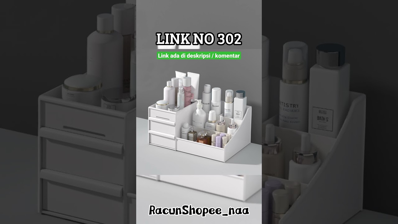 REKOMENDASI RAK KOSMETIK MINI || RACUN SHOPEE