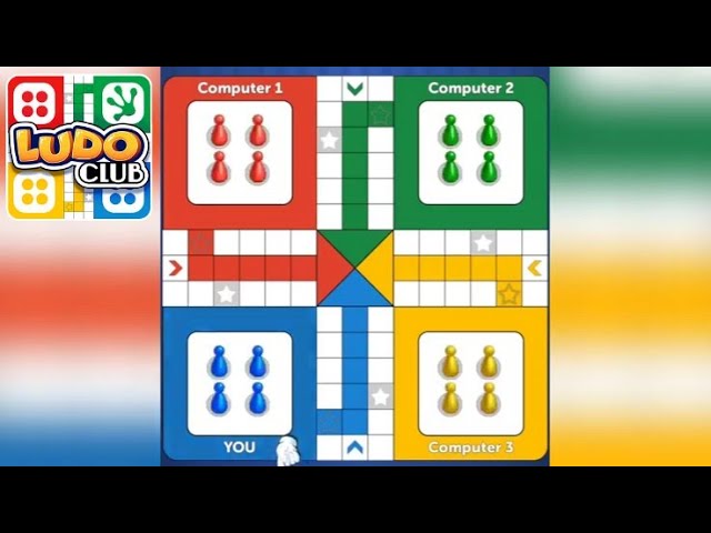 Jogando em torneio com 2 vs 2 jogadores no jogo ludo club data (25/08/