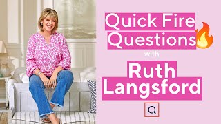 Quick Fire Question with Ruth Langsford | QVCUK