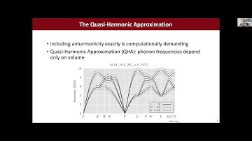 AFLOW School @ TU Dresden 2021 Session 12: The Quasi-Harmonic Approximation