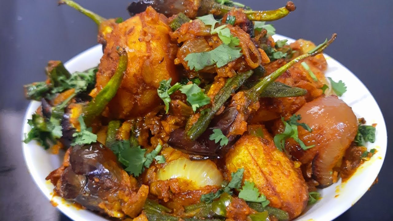 Mix Sukhi sabji With Dry Masala [ Tawa fry Sukhi sabji] - YouTube