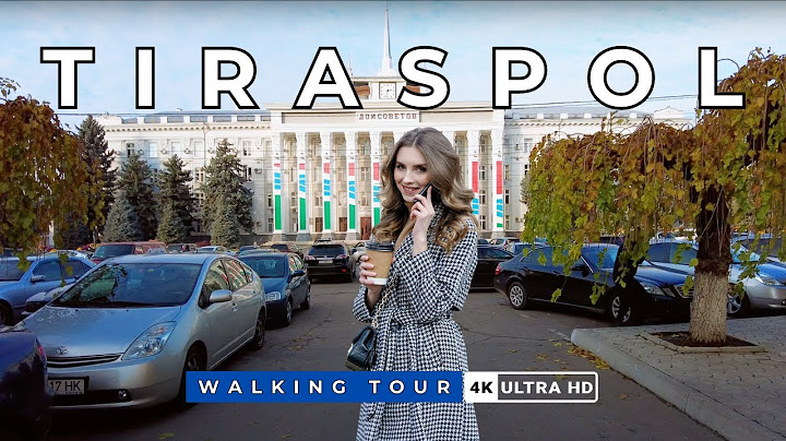 Tiraspol, Transnistria - walking tour is a guided of the city.