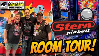 Stern Pinball Comic-Con Room Tour & Tranformers Pinball First Impressions!