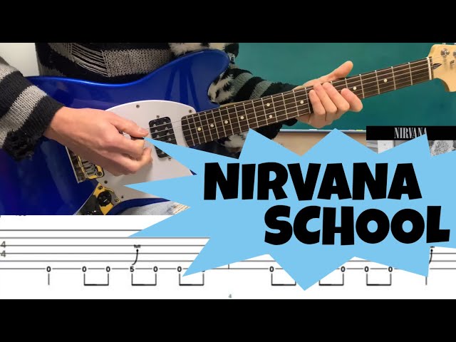 NIRVANA SCHOOL ギター tab譜 弾いてみた - YouTube