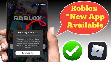 Fix Roblox "New App Available" -This Version is No Longer Available in Your Region" Problem