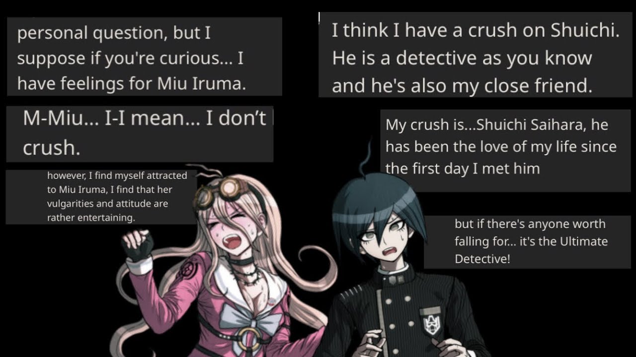 Asking Danganronpa V3 Ai: Who’s their crush?