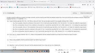 Webassign Lesson 4 Number 2 Probability