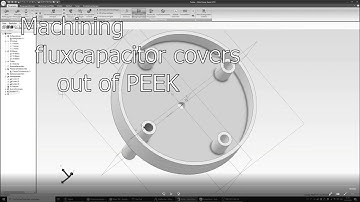 Machining fluxcapacitor covers out of PEEK