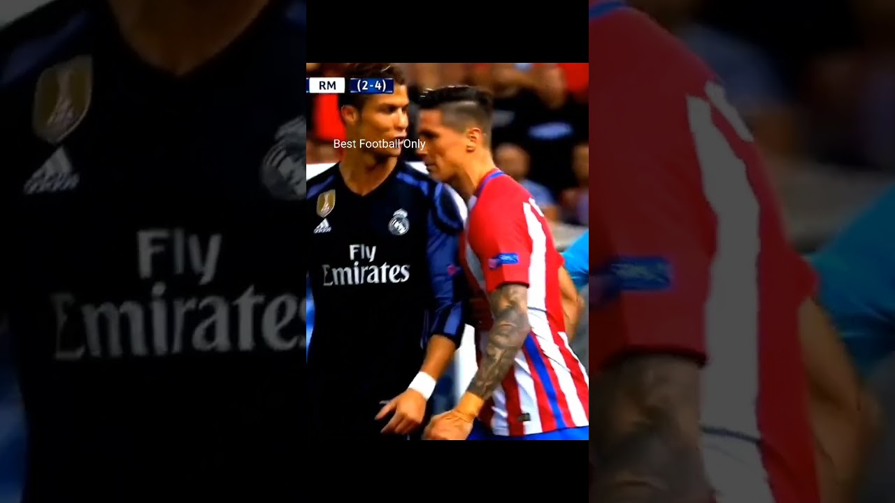 Ronaldo vs F. Torres. Angry moment.
