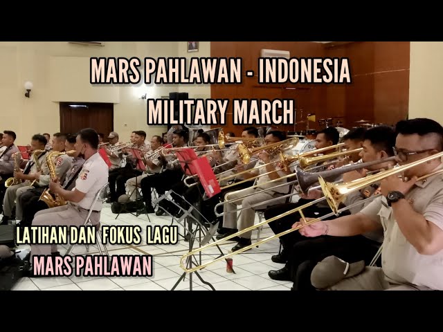 MARS PAHLAWAN - INDONESIA Military March - Sat sik yanma polri || LATIHAN|| class=