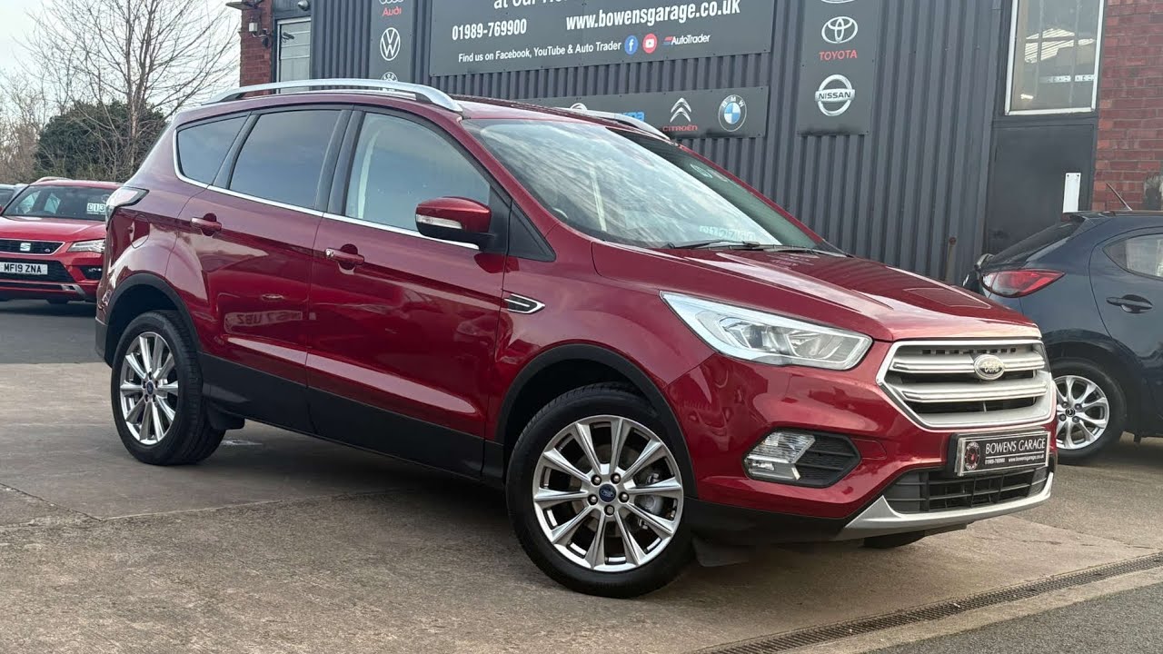 2019 (69) Ford Kuga Titanium 1.5 E/B 5Dr in Ruby Red. 16k Miles. 1 Owner.Sat Nav. 6 Services £13,500
