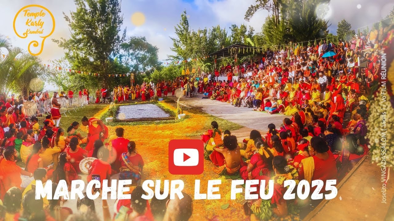 Marche sur le feu Temple Karly Kambal Petite Ravine, Les Trois Bassins