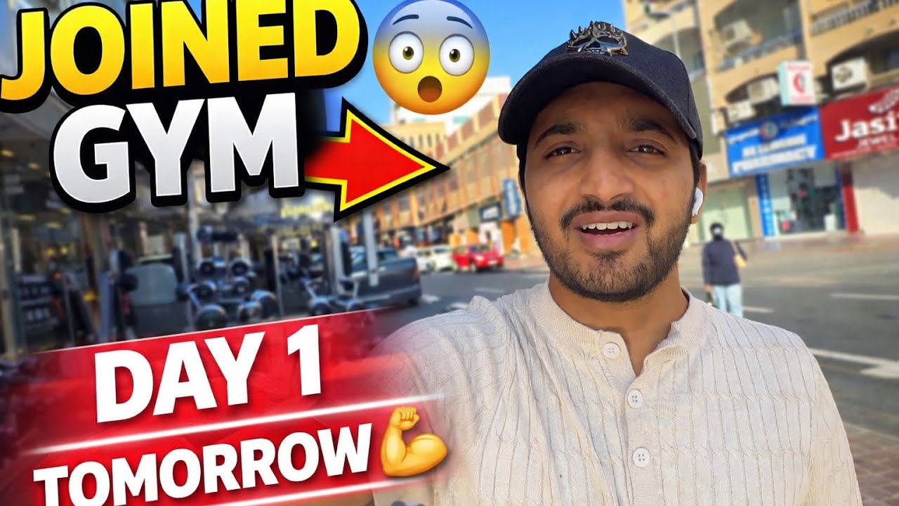 Unexpectedly Joined Gym 😳 Membership Price&Morning Timing | Day 1 Starts Tomorrow 💪 | Dubai Vlog 🇦🇪