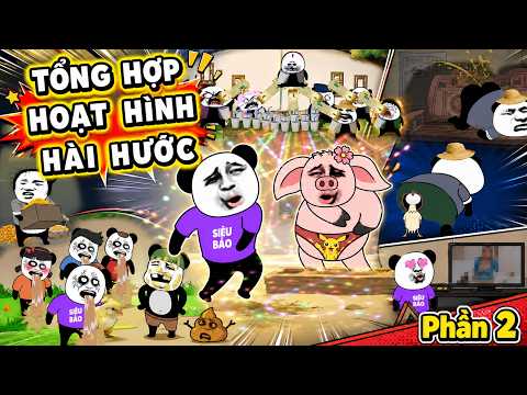 Tổng Hợp Hoạt Hình Gấu Hài Hước: Trà Vị Phân, Chọc Tổ Ong, Làm Trà Sữa Dê | Phần 2 | #gauhaihuoc