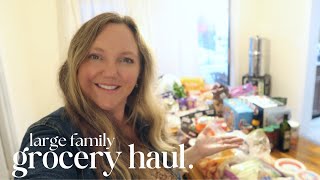 LARGE FAMILY GROCERY HAUL