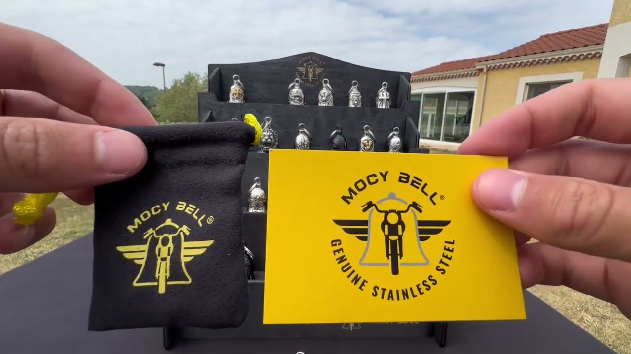 Guardian bell for patriotic biker - Silver