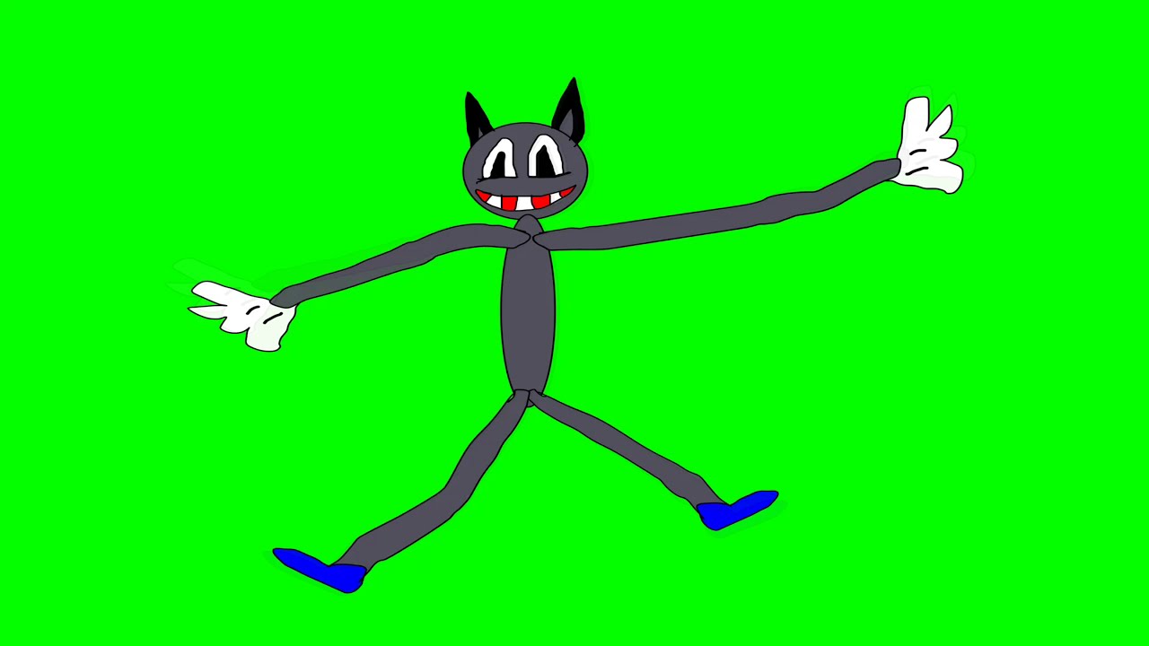 Cartoon Cat Green Screen jumpscare Trevor YouTube