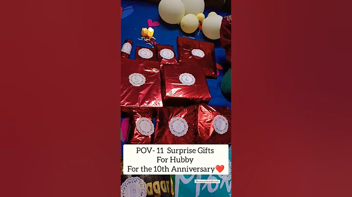 The Best 10th Anniversary Gift Ideas for hubby #surprise #hubby #giftsidea #bhawnaruhelalifestyle