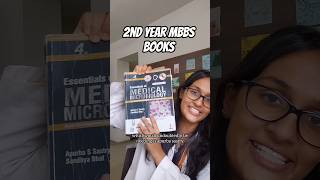 2nd YEAR MBBS BOOKS | Aisiri Bhat #shorts #mbbs #trending