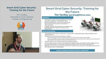 Smart Grid Cyber Security: Training for the Future