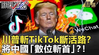 @ebcCTime  精選│川普左斬TikTok右砍WeChat斷活路？將中國「數位斬首」？！-劉寶傑 黃文華 黃世聰 李正皓 姚惠珍 吳子嘉