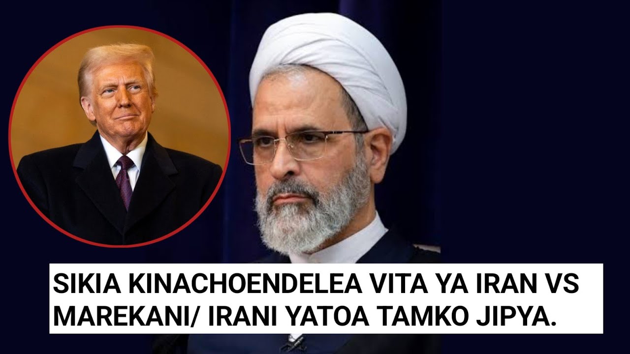 KIMEUMANA IRANI YAMJIBU MAREKANI YADAI AMEVUKA MSTARI MWEKUNDU.