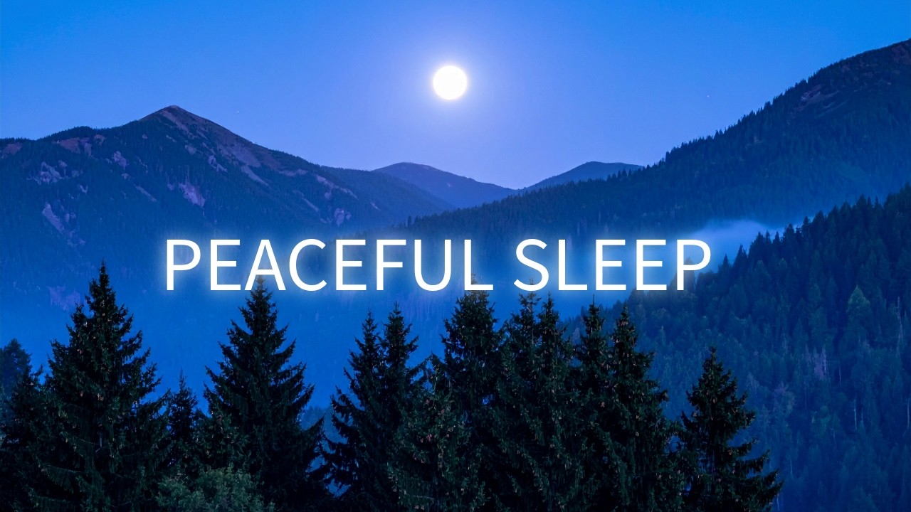 Peaceful Sleep in Nature 🌙 44 Min Deep Relaxation Music with Forest & Mist