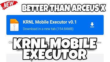KRNL Mobile is here ! NEW MOBILE EXECUTOR BETTER THAN ARCEUS X V3