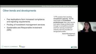 CFA Practice Standards for CTFs: Asset Management