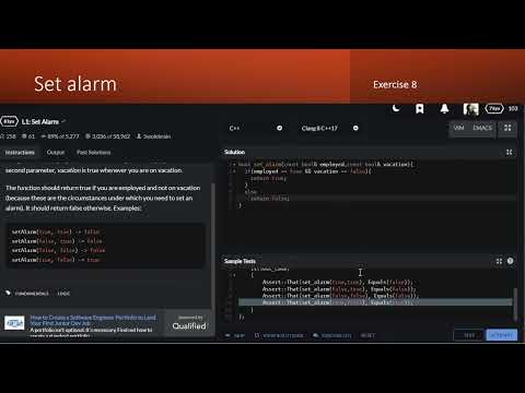 8- Set alarm  In C++ بالعربي