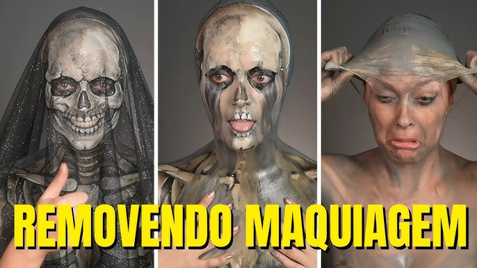 Maquiagem Zumbi, Tutorial de maquiagem de terror