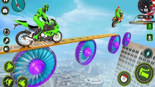 Bike Stunt Racing - 3d Android Gameplay - Bike Game screenshot 4