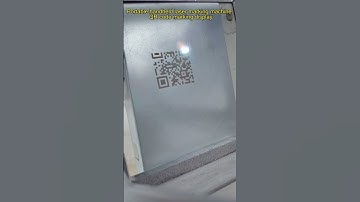 QR code marking effect display #handheldlasermarkingmachine