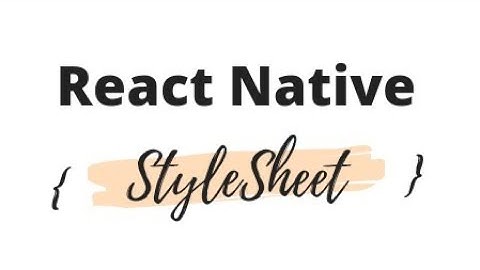 How to use StyleSheet in React Native. React Native Tamil. PART 29