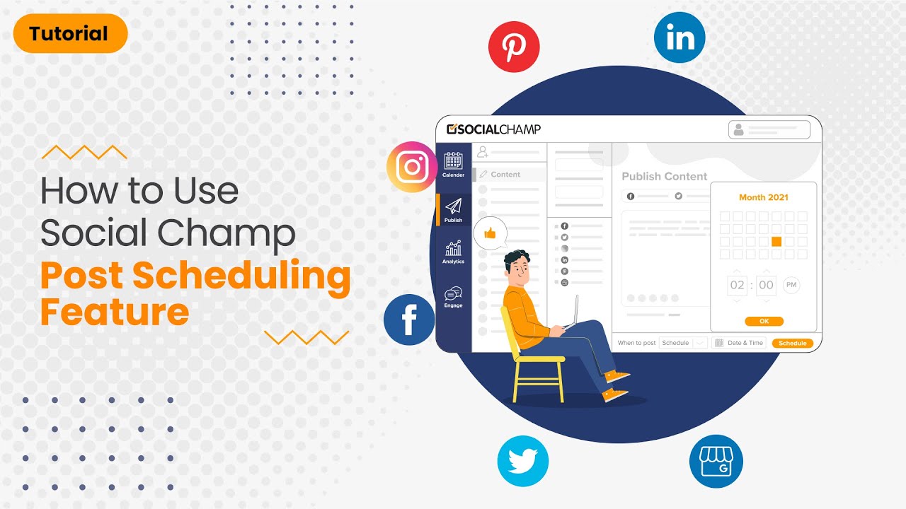 How to Use Social Champ Post Scheduling Feature - Tutorial